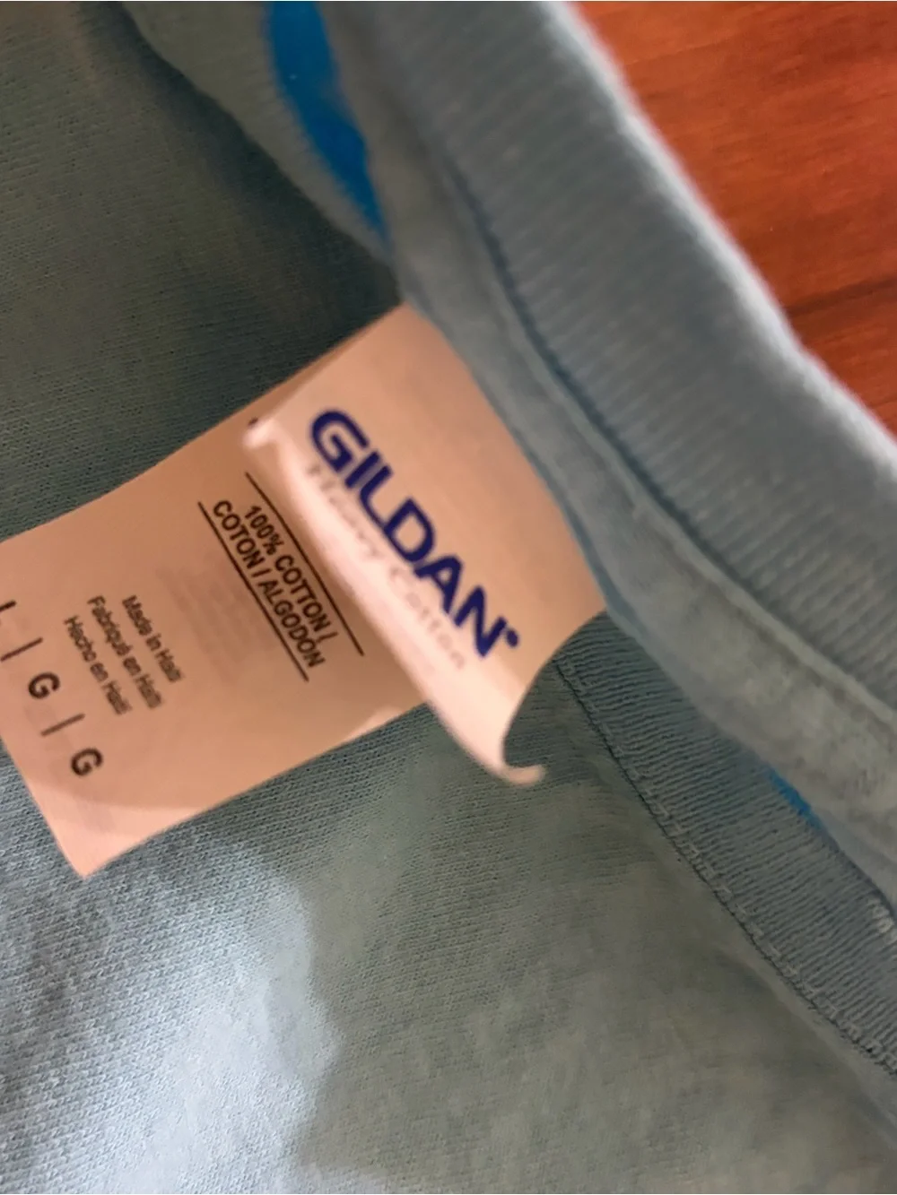 Gildan light blue